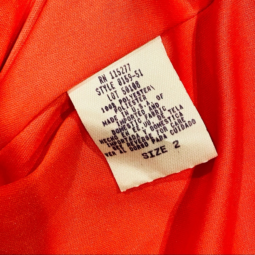 Ignite Evenings Size 2 Coral Color Prom Dress - Picture 14 of 15